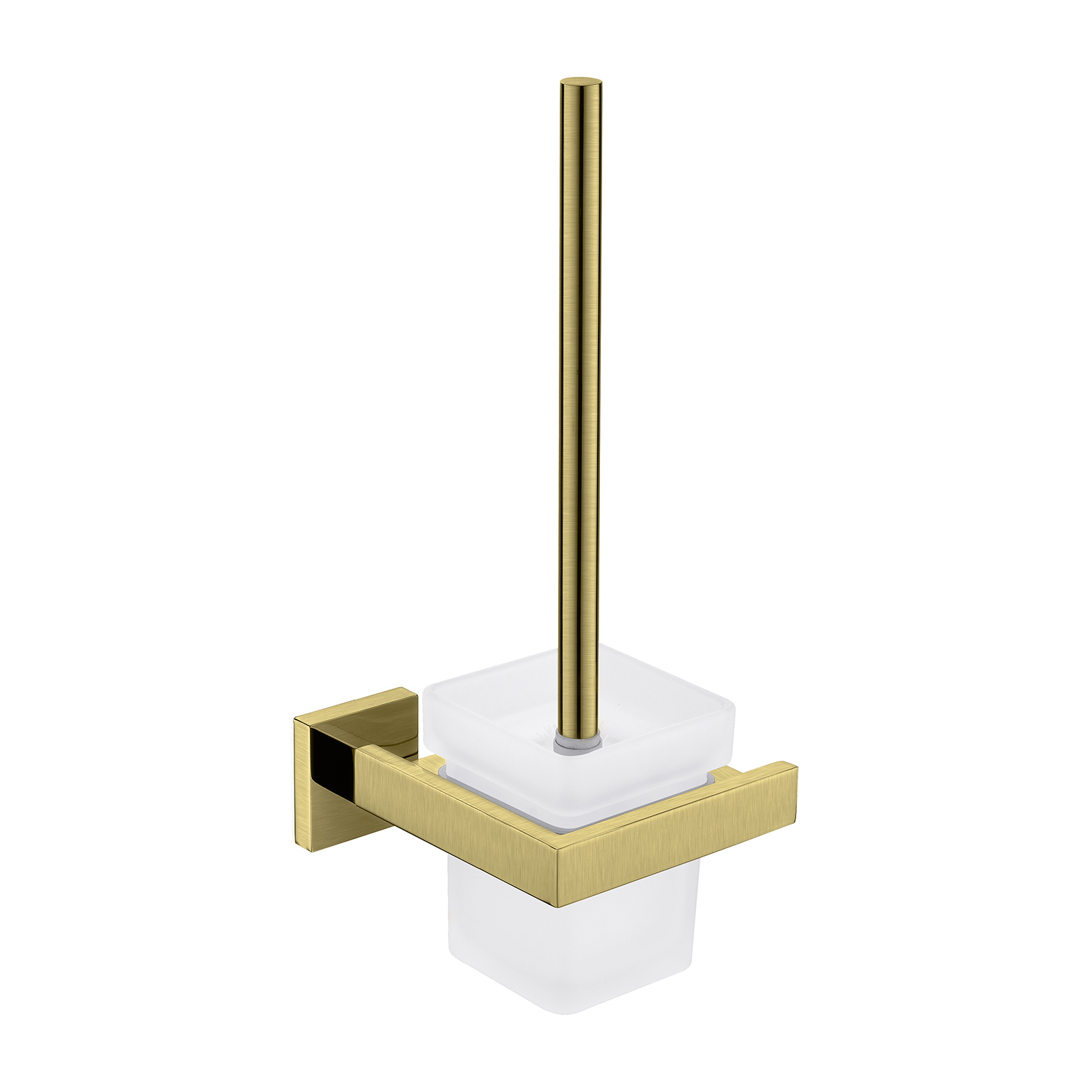 Traviano Vortex Glass Toilet Brush Set - Image 5