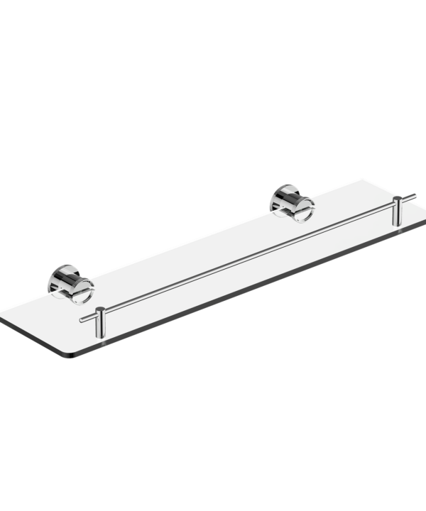 Traviano Luma Glass Shelf with Towel Bar
